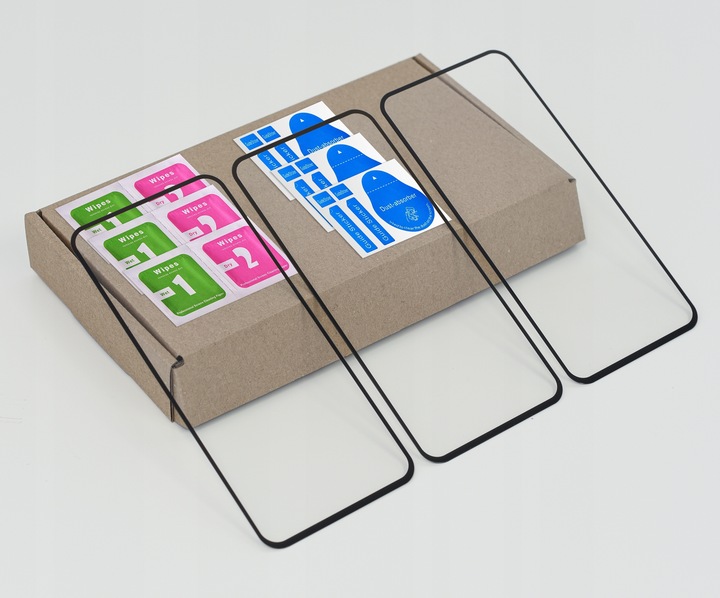 3x SZKŁO NA CAŁY EKRAN do Samsung A35 5G | A55 5G SZYBKA 5D zestaw 3 sztuk