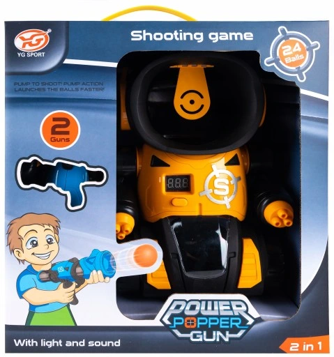 GRA STRZELANIE DO CELU ROBOT + 2 PISTOLETY