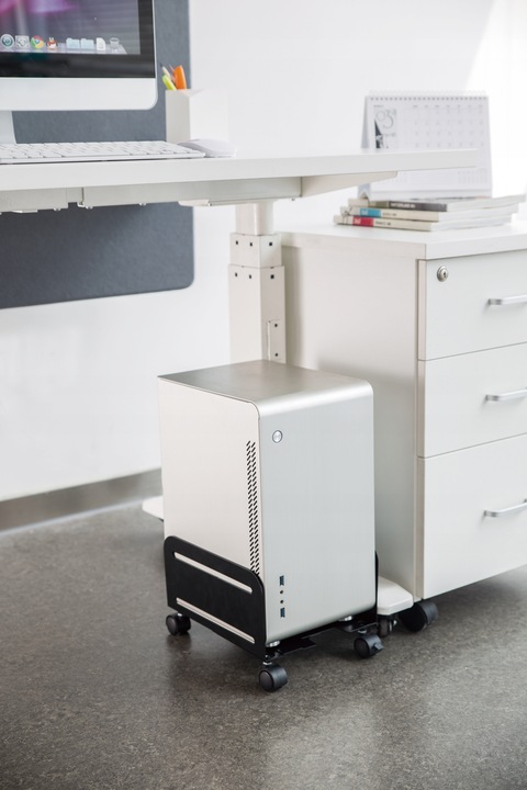 Stojak z kółkami pod komputer PC mobilna podstawka pod biurko