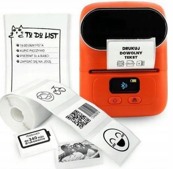 Phomemo M110 termiczna drukarka etykiet termicznych z Bluetooth Android IOS