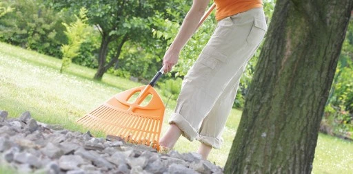 GRABIE OGRODOWE DO LIŚCI TRAWY PLASTIKOWE GRABKI WACHLARZOWE 182cm