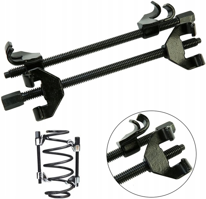 ŚCIĄGACZ DO SPRĘŻYN AMORTYZATORÓW 410mm KUTE