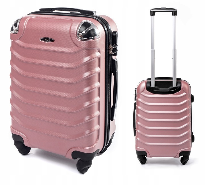 MAŁA KABINOWA WALIZKA L NA KÓŁKACH PODRÓŻNA TORBA ABS RGL