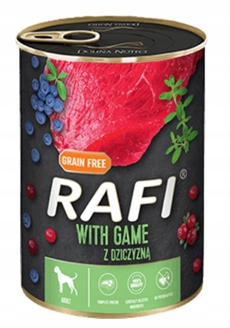 Karma mokra dla psa RAFI I WAFI mix smaków 24 x 400g