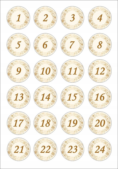 Kalendarz adwentowy DIY świąteczny eko ekologiczny zrób to sam Zestaw XXL