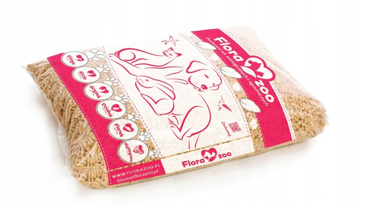 ŻWIREK DREWNIANY PELLET PODŁOŻE DO KUWETA KLATKA DLA KOTA KRÓLIKA 10KG