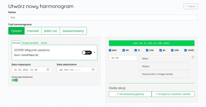 WiFi PRZEKAŹNIK PRZEŁĄCZNIK STEROWANY WIFI SONOFF BASIC Wgrany Softu