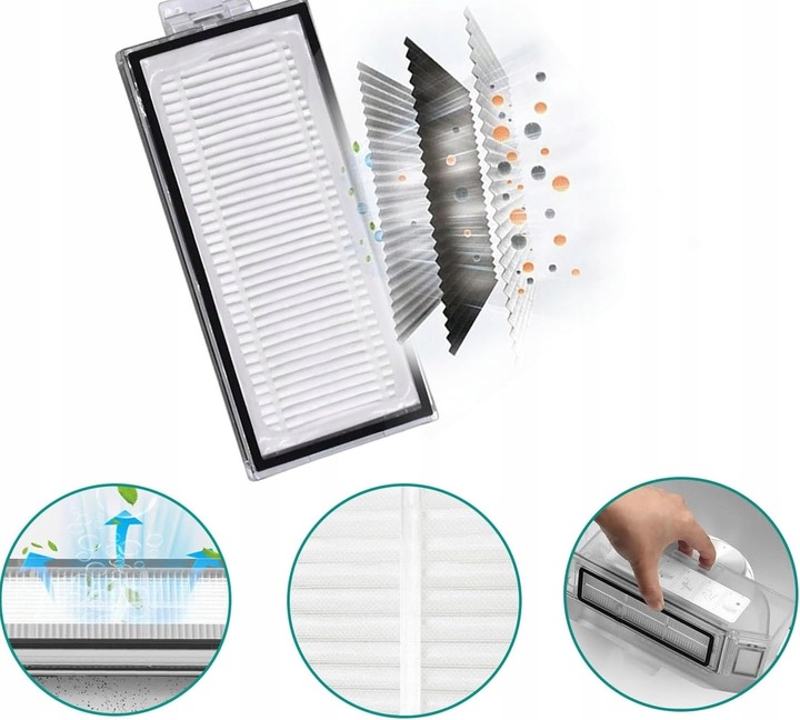 ZESTAW SZCZOTKI ROLKI FILTRY MOP DO ROBOROCK S8 PLUS MAX MAXV ULTRA