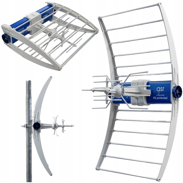 Antena szerokopasmowa Telkom-Telmor ASR Classic P20 HQ Z ZASILACZEM