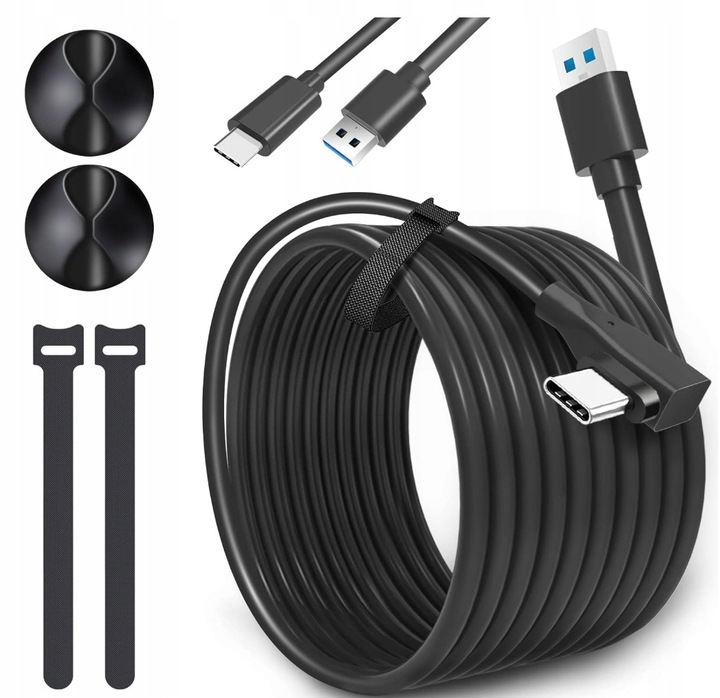 KABEL 5m DO OCULUS LINK SteamVR QUEST 1 i 2 GRATIS