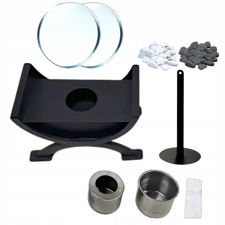 BIOKOMINEK WOLNOSTOJĄCY BEZDYMNY DO DOMU NA TARAS OGRODOWY BIO KOMINEK