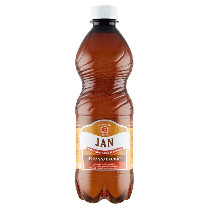 Jan Naturalna woda oczyszczenie 0,5 l x 12 sztuk