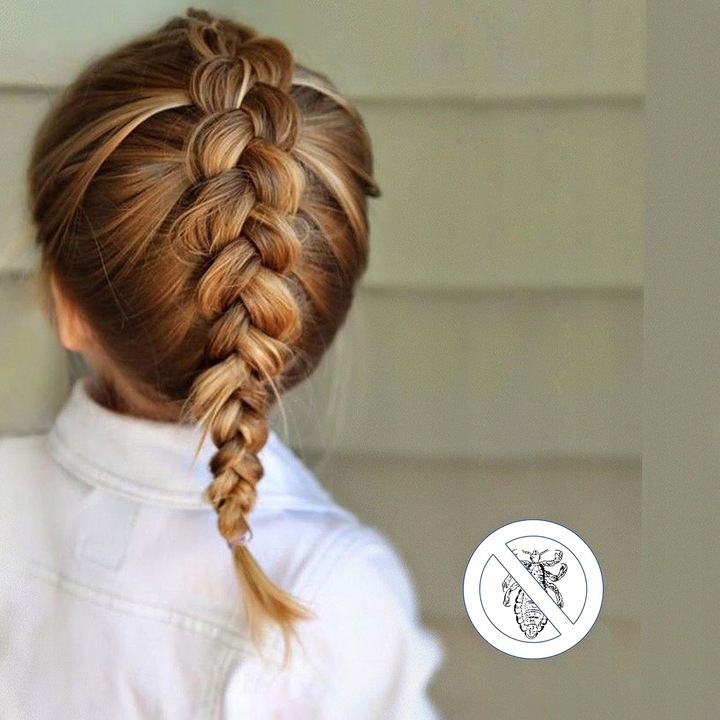 GUMKI PRZECIW WSZOM DO WŁOSÓW NA WSZY ODSTRASZAJĄCE DLA DZIECKA zestaw 4x