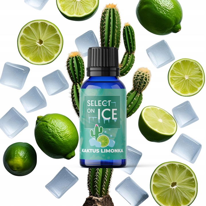 AROMAT SPOŻYWCZY DO CIAST NAPOJÓW SELECT ON ICE - KAKTUS LIMONKA 30 ML