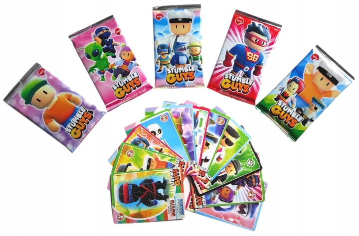 KARTY STUMBLE GUYS 288 KART MEGA BOX ZESTAW 288 SZTUK KOLEKCJONERSKIE KARTY
