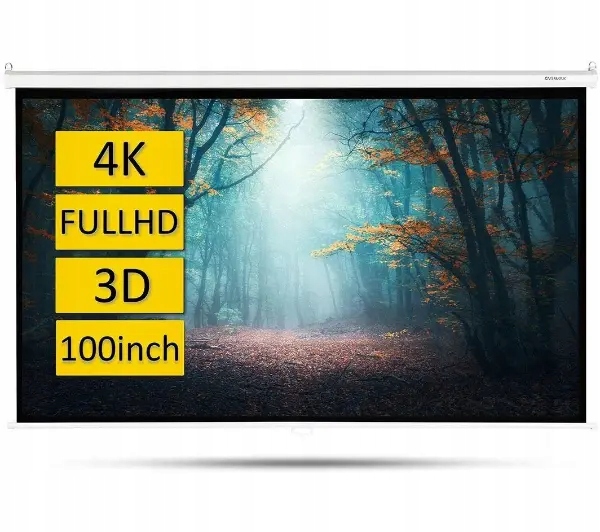 Podwieszany ekran projekcyjny Overmax Semi Automatic Screen 100 cali 16:9