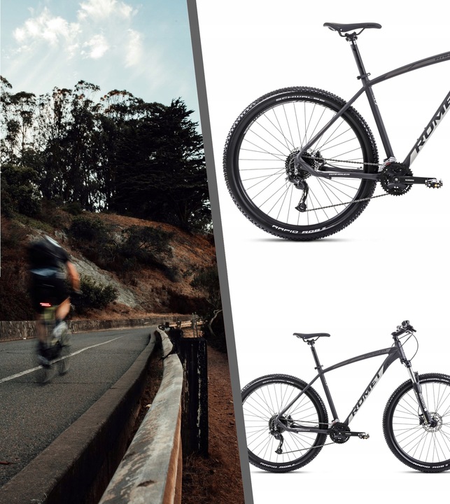 ROWER GÓRSKI MTB 29 ROMET RAMBLER R9.4 SHIMANO OŚWIETLENIE I STOPKA GRATIS