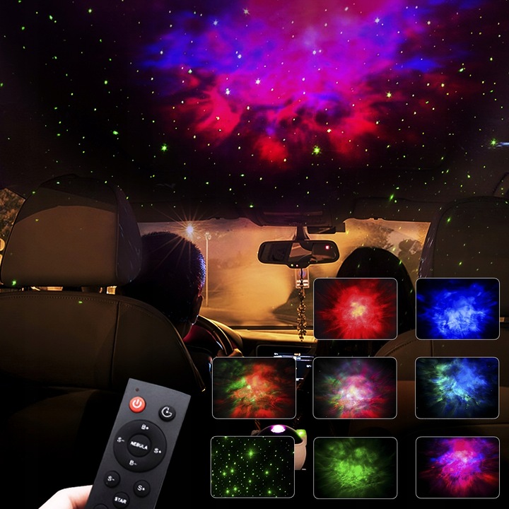 PROJEKTOR GWIAZD NIEBA LED LAMPKA NOCNA ASTRONAUTA XXL