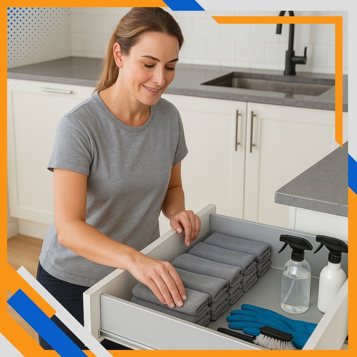 MAGICZNE ŚCIERECZKI SZMATKI ŚCIERKI DO SZYB OKIEN BEZ SMUG 30x30cm 10 SZTUK