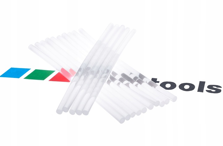 KLEJ NA GORĄCO TRANSPARENTNY DO PISTOLETU WKŁADY KLEJOWE 7MM 125SZT