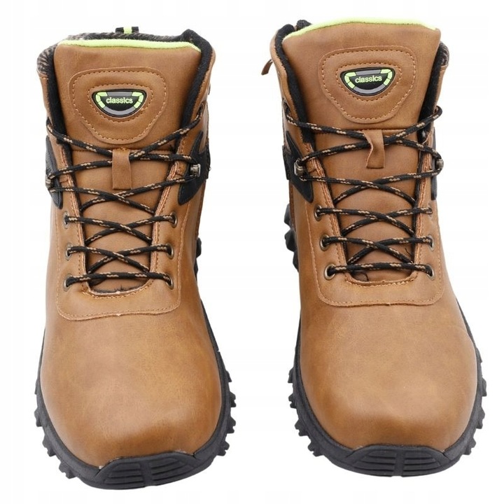 ŚNIEGOWCE MĘSKIE OCIEPLANE BUTY ZIMOWE SPORTOWE TRAPERY SUWAKI