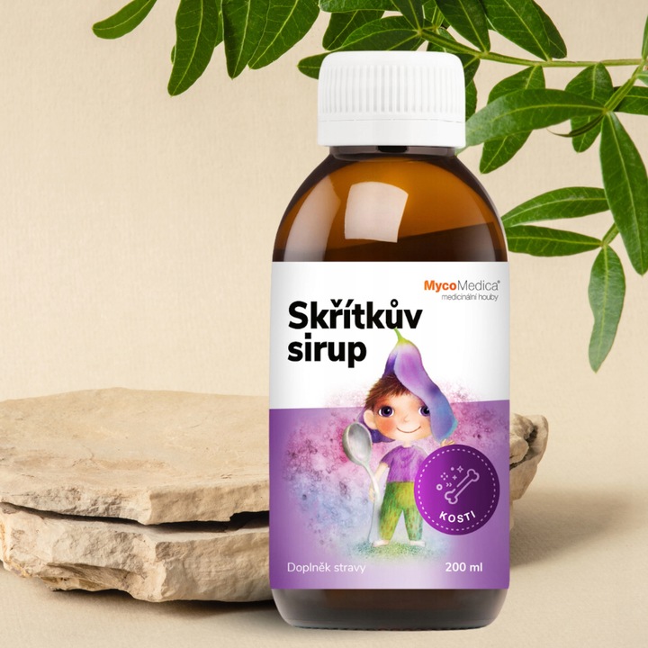 SYROP ELFI dla dzieci KOŚCI ODPORNOŚĆ Witaminowy suplement diety MycoMedica