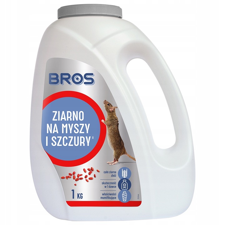 BROS ziarno na myszy i szczury skuteczna trutka na gryzonie 1kg