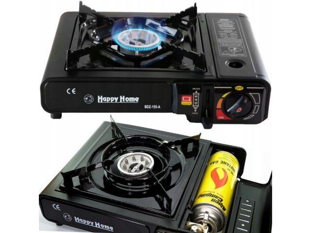 KUCHENKA GAZOWA TURYSTYCZNA 2W1 Z REDUKTOREM I WALIZKĄ 6x KARTUSZE + GRATIS