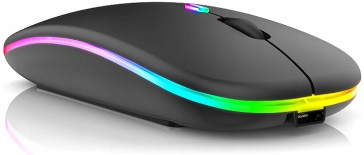 MYSZKA BEZPRZEWODOWA MYSZ OPTYCZNA SLIM LEKKA LED