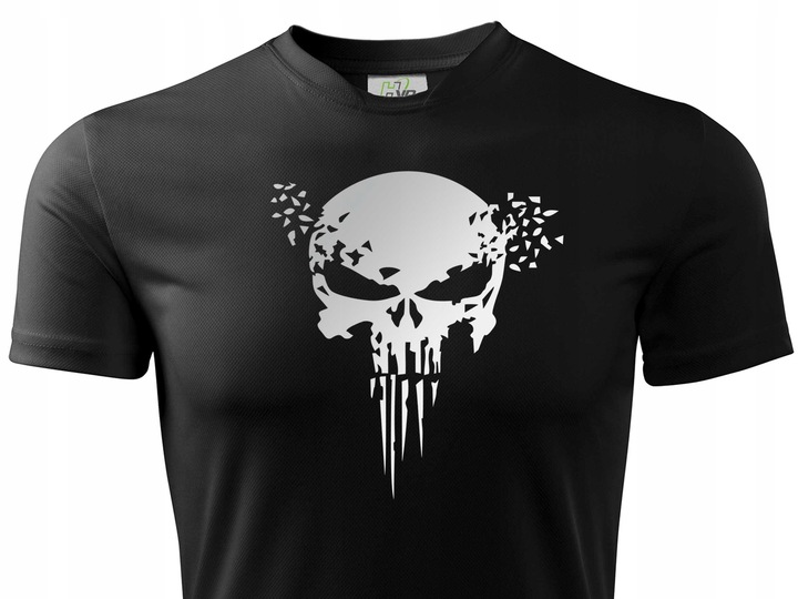 Koszulka termoaktywna z nadrukiem PUNISHER CZACHA