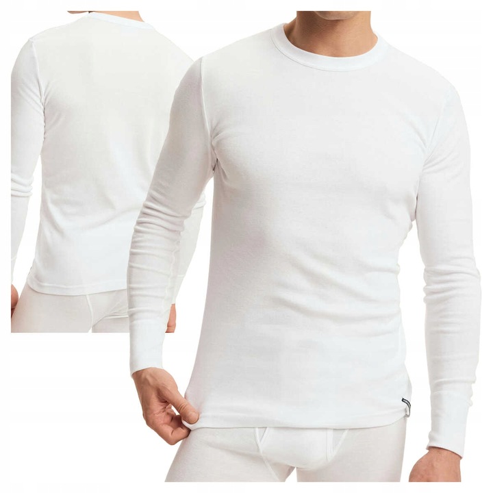 Podkoszulka z długim rękawem 100 % bawełna 2149 biała L