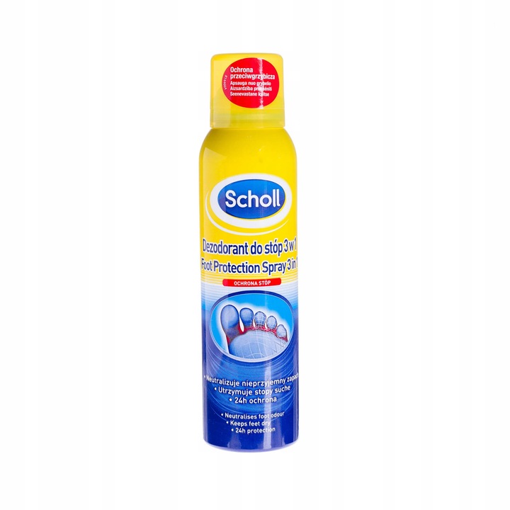 Scholl Dezodorant do stóp 3w1, 150 ml