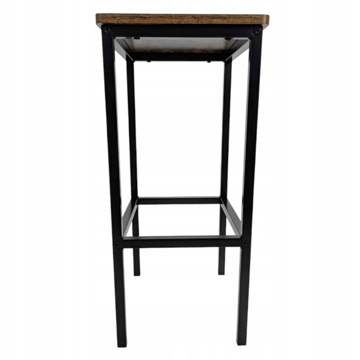 Hoker ciemny brąz taboret do kuchni barowy nowoczesny DO JADALNI LOFT