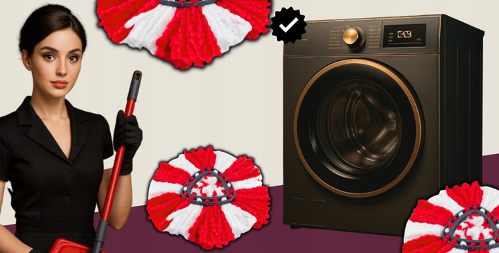 6x WKŁAD DO MOPA OBROTOWEGO VILEDA TURBO ZAPAS KOŃCÓWKA NOWY MEGA CHŁONNY