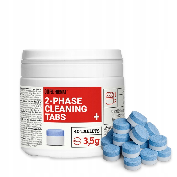 Dwufazowe tabletki czyszczące do ekspresów Jura Coffee Format 40 sztuk