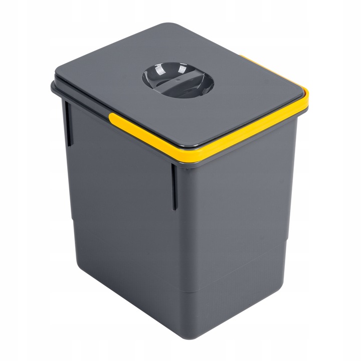Segregator kosz na śmieci pojedynczy do koszy 15L antracyt - RUBIO