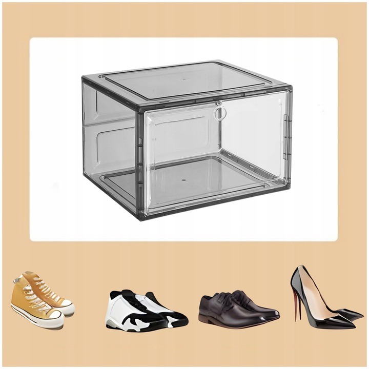 PUDEŁKO POJEMNIK ORGANIZER NA BUTY PREMIUM na zabawki akcesoria do biura