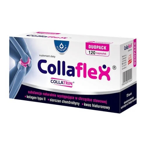 Collaflex kaps.żelatyn.twarde , kolagen 120 kaps