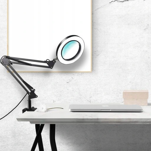 LAMPA LED LUPA kosmetyczna do rzęs makijażu biała