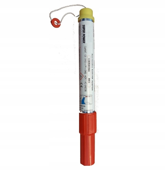 CZERWONA RACA MORSKA METALOWA ELIOS FDF 60s 1 sztuka FLARA DLA KIBICÓW