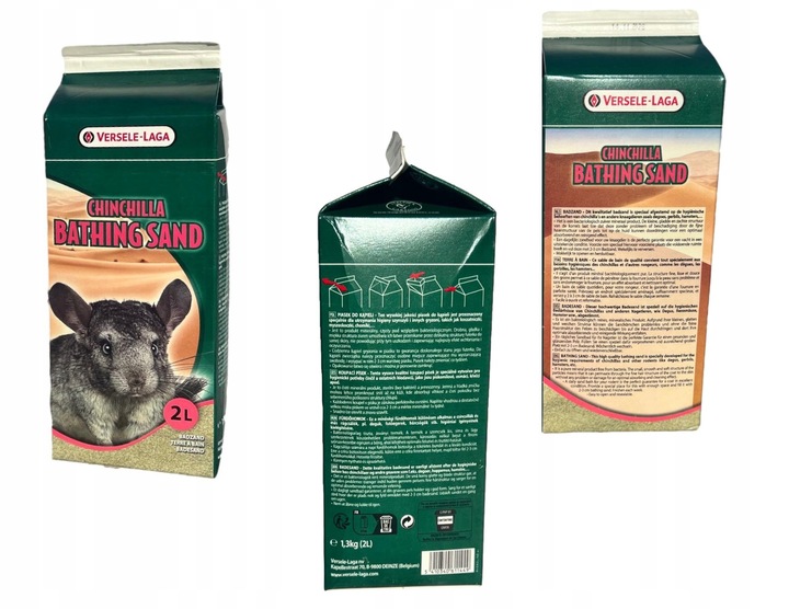 Versele Laga Chinchilla Bathing Sand piasek 1,3kg 2 litry