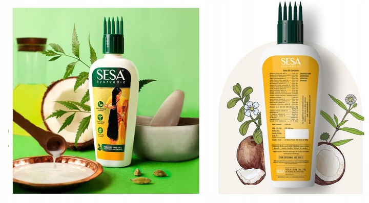 Olejek na porost włosów Sesa 200 ml do włosów