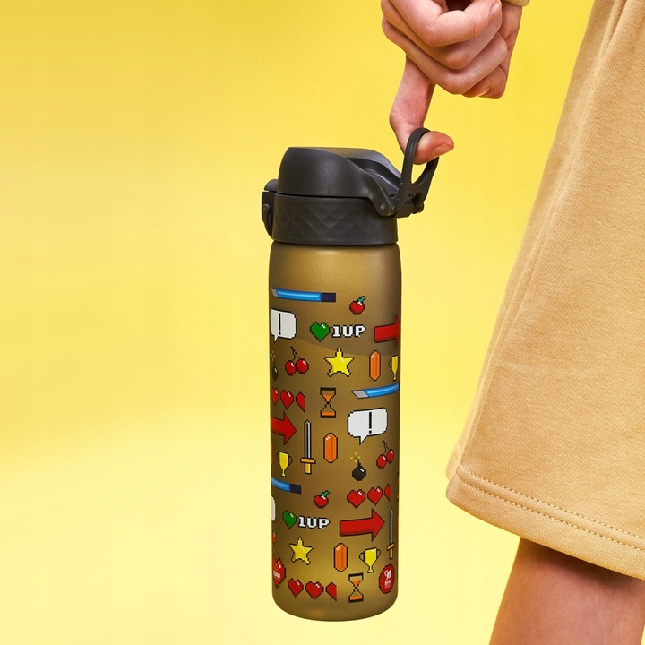 Butelka na wodę bidon dla chłopca do szkoły przedszkola Gamer Gry ION8 0,5l
