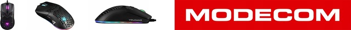 PRZEWODOWA MYSZKA GAMINGOWA 12400 DPI RGB USB MODECOM VOLCANO SHINOBI 3327