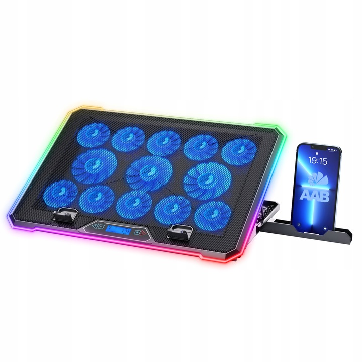 AAB QUANTUM CICHA PODSTAWKA PODKŁADKA CHŁODZĄCA DO LAPTOPA NOTEBOOK 10-17,3