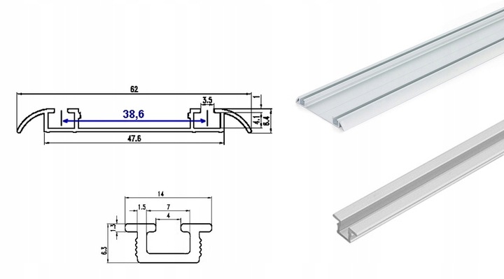 Wózki kółka rolki drzwi przesuwne AVANTI Easy V - KOMPLET 4 SZTUK
