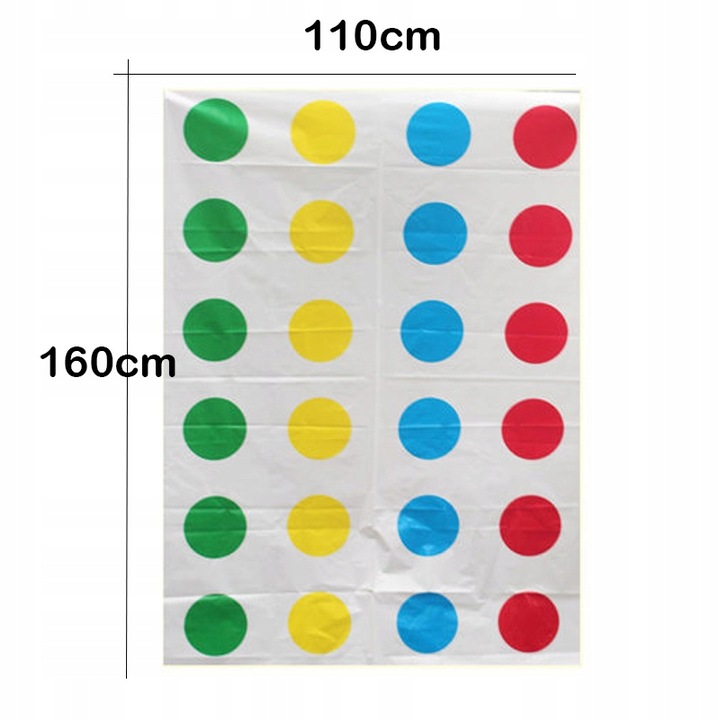 TWISTER RODZINNA GRA ZRĘCZNOŚCIOWA MATA TARCZA ID ERLI: 46