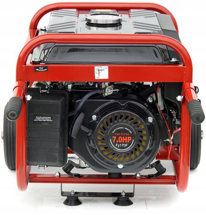 PROFESJONALNY AGREGAT PRĄDOTWÓRCZY 5,2kW ELE-START AVR+ MIEDŹ STOJAN