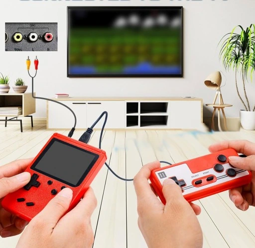 PRZENOŚNA MINI KONSOLA RETRO 400 GIER GAMEBOY DODATKOWY PAD GRA NA 2 OSOBY