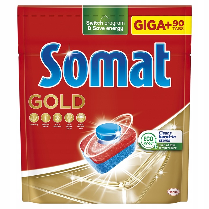 Somat Gold Tabletki do zmywarki 90szt